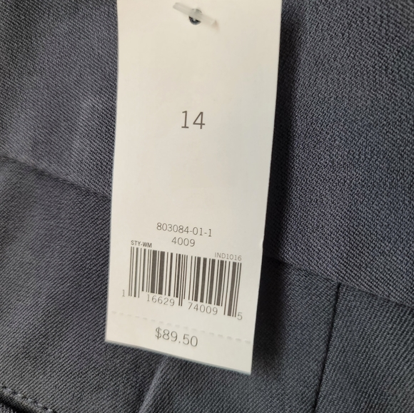 NWT Banana Republic Grey Pants Sz 14 - Picture 8 of 10